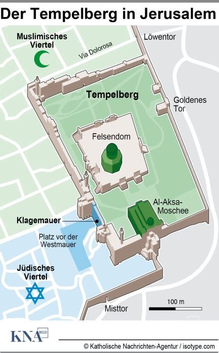 tempelberg in jerusalem karte